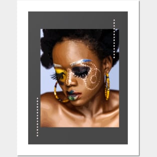 African Beauty Posters and Art